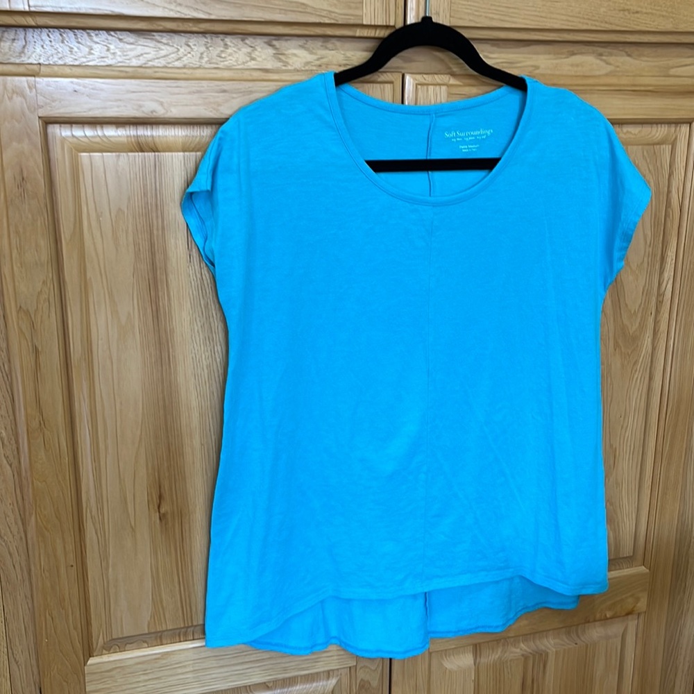Soft Surroundings aqua tee MP